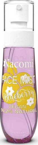 Nacomi Face Mist Vegan Natural Bluberry mgielka do ciala i twarzy o zapachu Borowki 80ml 5902539710373 (5902539710373) kosmētikas noņēmējs