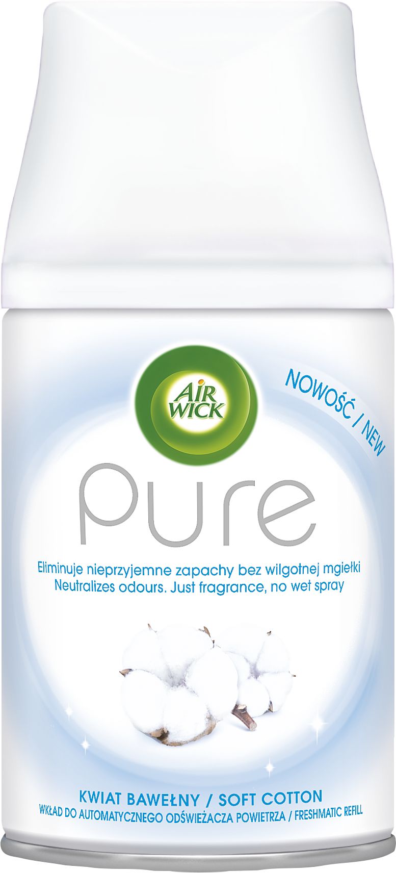 Air Wick Air Wick Freshmatic Pure wklad Kwiat Bawelny 250 ml 5900627070279 (5900627070279)