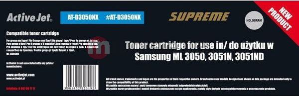 Activejet toner laserowy for drukarki Samsung (zamiennik ML-D3050B) (AT-D3050NX) toneris