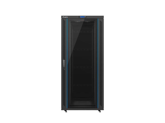 Szafa rack standing 19 inch 37U 800x1000mm black (glass door LCD)