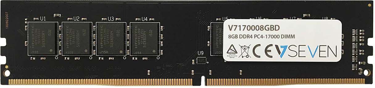 Atmiņa V7 DDR4 8GB,   2133MHz,  CL15 (V7170008GBD) operatīvā atmiņa