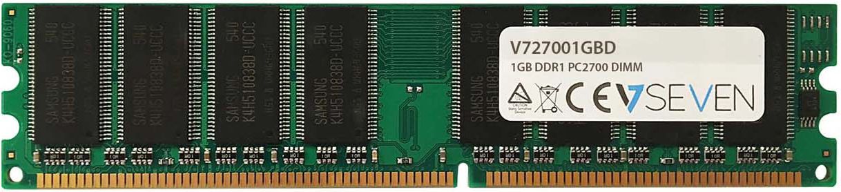 V7 1GB DDR1 333MHZ CL2.5 NON EC DIMM PC2700 2.5V LEG operatīvā atmiņa