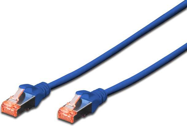 Digitus CAT 6 S-FTP patch cable. LSOH. AWG 27/7. Length 0.25m. blue DK-1644-0025/B DK-1644-0025/B kabelis, vads