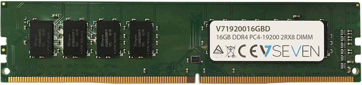 Atmiņa V7 DDR4  16GB,  2400MHz,  CL17 (V71920016GBD) operatīvā atmiņa