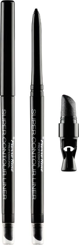 Pierre Rene PIERRE RENE_Super Contour Liner wodoodporna kredka do oczu Black 0,35g 5901571301563 (5901571301563) ēnas