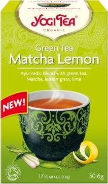 Yogi Tea Matcha Lemon 30.6g 4012824403277 (4012824403277) piederumi kafijas automātiem