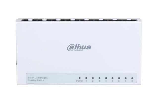 Dahua Technology DH-PFS3008-8ET-L network switch Unmanaged L2 White 6939554938337 komutators