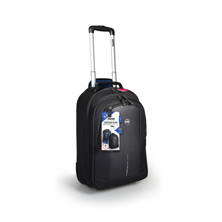 PORT DESIGNS CHICAGO EVO 170231 Fits up to size 15.6 , Black, Backpack/Roller 3567041702319 portatīvo datoru soma, apvalks