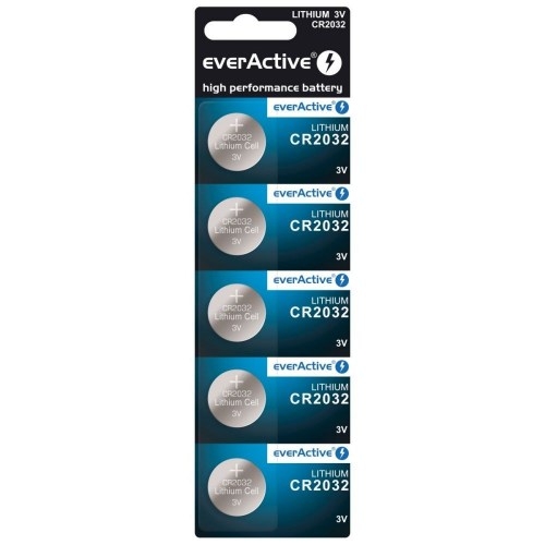 EVERACTIVE CR2032-5BB BLISTERA IEPAKOJUMA 5GB. Baterija