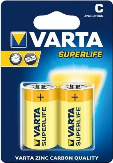 Varta Bateria Superlife C / R14 2 szt. SUPERLIFER14C1,5V(BL02) (4008496556304) Baterija