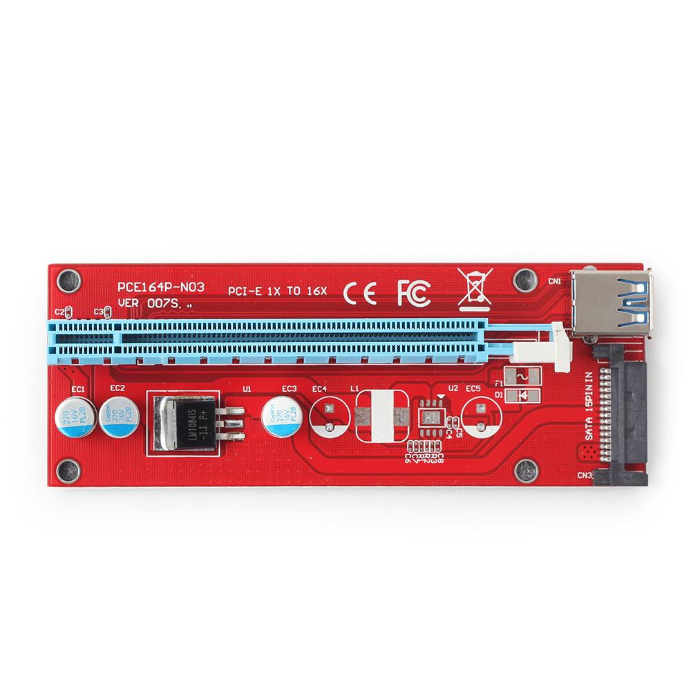 Gembird PCI Express Riser Card (SATA power connector) karte