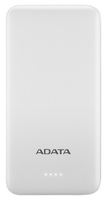 ADATA Power bank AT10000 10000 mAh, Dual USB, White 4710273773612 Powerbank, mobilā uzlādes iekārta