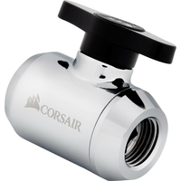 Corsair Hydro X Series XF Ball Valve Chrome CX-9055020-WW ūdens dzesēšanas sistēmas piederumi