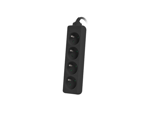 Power strip for UPS 1.5 m black 4XPL elektrības pagarinātājs