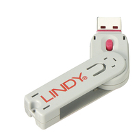 Lindy USB Port Blocker PINK -Key  Other products 4002888406208 USB kabelis