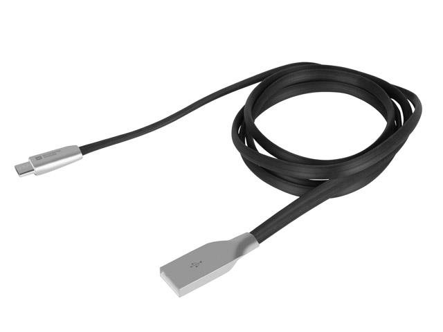 Cable micro USB BM-AM 2.0 Extreme Media 1m black USB kabelis