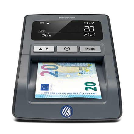 SAFESCA Money Checking Machine 155-S Black, Suitable for  EUR, GBP, CHF, PLN and HUF, Number of detection points 7, Value counting