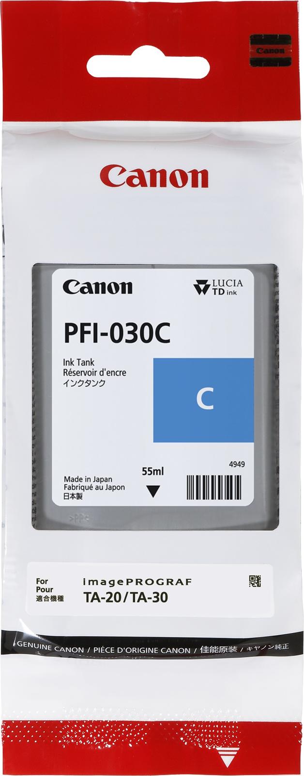 Canon Original PFI-030C Druckerpatrone - cyan 55ml kārtridžs