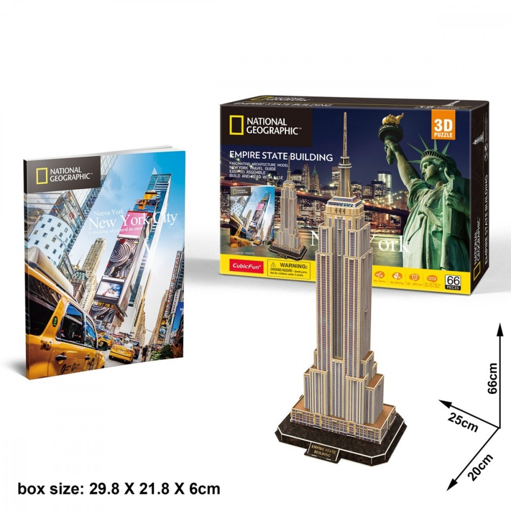 Puzzle 3D Empire State Building N.G. puzle, puzzle