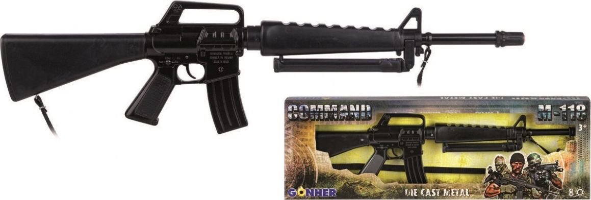 Commando rifle GONHER 118/6 Metal 8 8 bullets Rotaļu ieroči