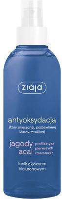 Ziaja Jagody Acai Tonik z kwasem hialuronowym 200ml Z096 (5901887038313) kosmētikas noņēmējs