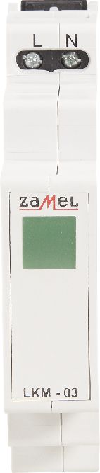 Zamel Wskaznik zasilania 230V LED zielona LKM-03-20 (EXT10000045) EXT10000045 (5903669007579) apgaismes ķermenis