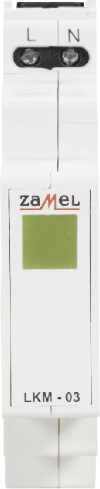 Zamel Wskaznik zasilania 230V LED zolta LKM-03-30 (EXT10000046) EXT10000046 (5903669007586) apgaismes ķermenis
