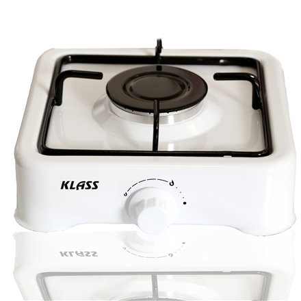 Klass Cooker K 01 S Number of burners/cooking zones 1, White, Gas 2000000773032 plīts virsma