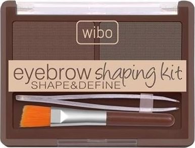 Wibo WIBO_Shape Define Eyebrow Shaping Kit zestaw do stylizacji brwi Dark 5901801612100 (5901801612100) ēnas