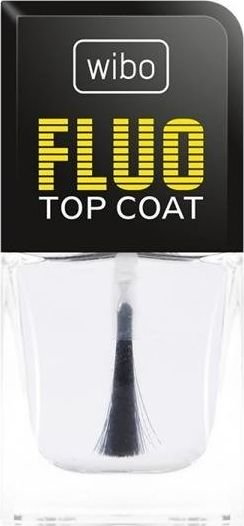 Wibo WIBO_Fluo Top Coat bezbarwny top do paznokci 8,5ml 5901801604846 (5901801604846)