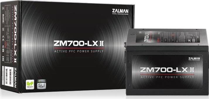 ZALMAN ZM700-LXII 700W Active PFC EU Barošanas bloks, PSU