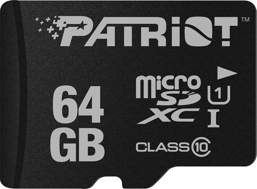 Patriot Memory PSF64GMDC10 memory card 64 GB MicroSDXC UHS-I Class 10 atmiņas karte