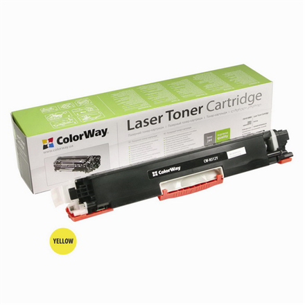 ColorWay Toner Cartridge, Yellow, HP CE312A (126Y); Canon 729Y kārtridžs