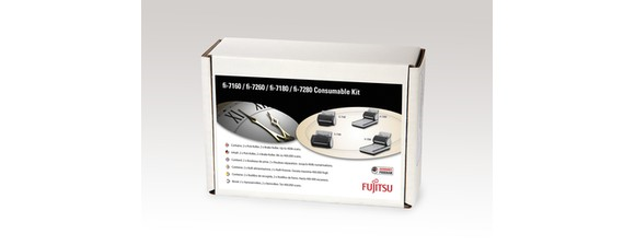 Fujitsu Verbrauchsmaterialien-Kit for fi-7140, fi-7160, fi-7180, fi-7240, fi-7280 (CON-3670-002A)  rezerves daļas un aksesuāri printeriem