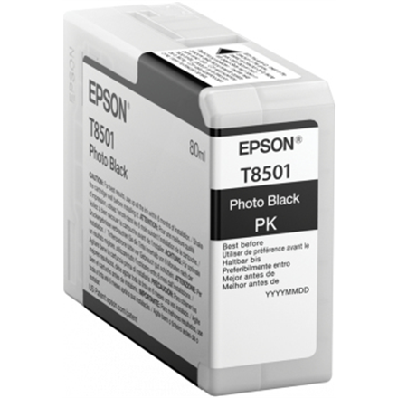 Epson T850100 Photo Black Ultra Chrome HD 80ml kārtridžs