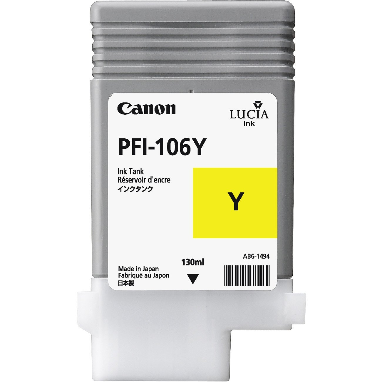 Canon Original cartridge PFI-106 Y yellow 130 ml (6624B001) kārtridžs