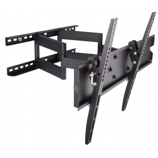 Wall mount for LCD/LED 42-70 inches adjustable, 70 kg, black TV stiprinājums