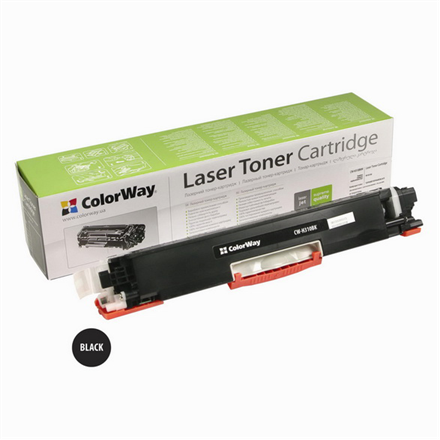 ColorWay Toner Cartridge, Black, HP CE310A (126A); Canon 729BK kārtridžs