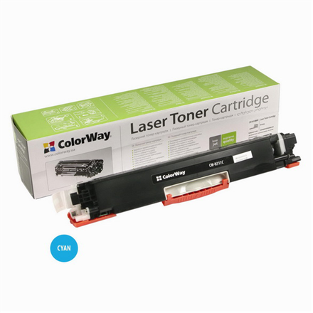 ColorWay Toner Cartridge, Cyan, HP CE311A (126C); Canon 729C kārtridžs