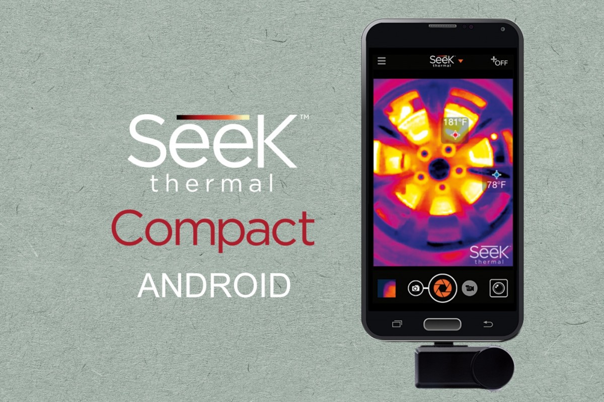 SEEK THERMAL Compact Android - Thermal camera for Android phone micro USB aksesuārs mobilajiem telefoniem