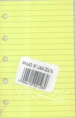 Antra Wklad do organizera M Linia zolta (270093) 270093 (5904210021280)