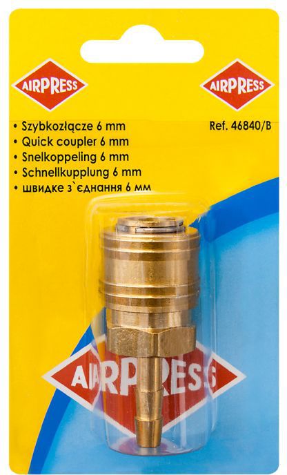 Airpress Szybkozlacze 6mm  (4301507) 4301507 (8712418330304) adapteris