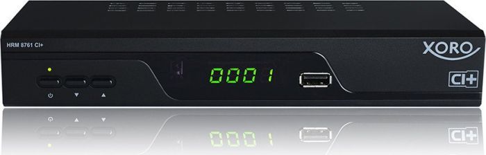 Xoro HRT 8761 CI plus - black - DVB-C / T2 HD resīveris