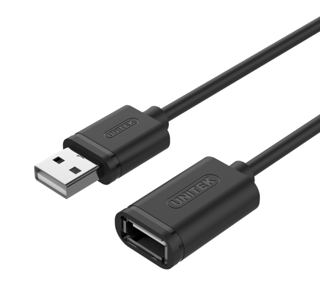 Unitek USB extension converter USB2.0 AM-AF, 2,0m Y-C450GBK karte