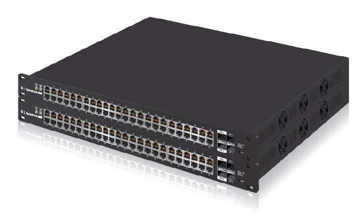 Ubiquiti 48-Port 1U Rackmountable Managed PoE+ Gigabit Switch with SFP ES-48-500W (Throughput 70Gbps, Swiitching capacity 140 Gbps, Forwardi komutators