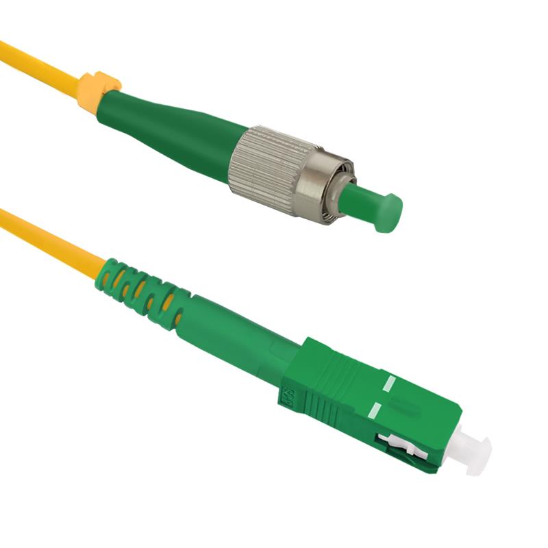 Optic patchcord FC/APC-  SC/APC SM 9/125 G652D 5 kabelis, vads