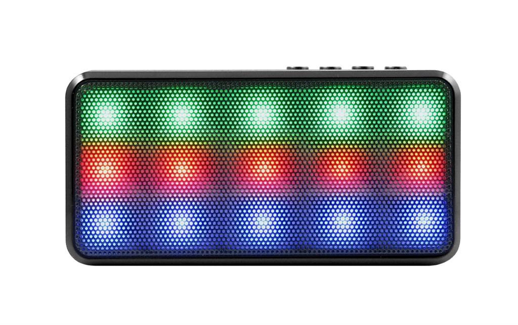 X-ZERO Wireless Bluetooth Speaker X-S1837BK  3W, Colorful Backlights pārnēsājamais skaļrunis