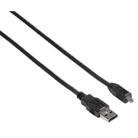 Kabel USB Hama Kabel Mini USB 2.0 B8M 1,8m ( 742040000 ) USB kabelis