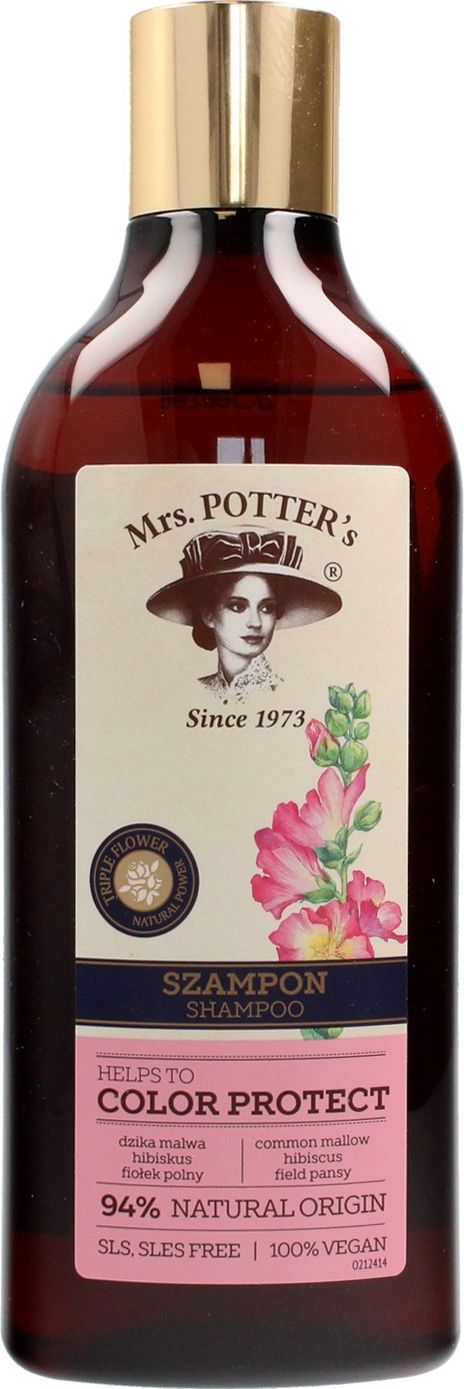 Mrs. Potters Szampon do wlosow Mrs Potters Triple Flower Color Protect 390ml 107008 (5903116739190) Matu šampūns