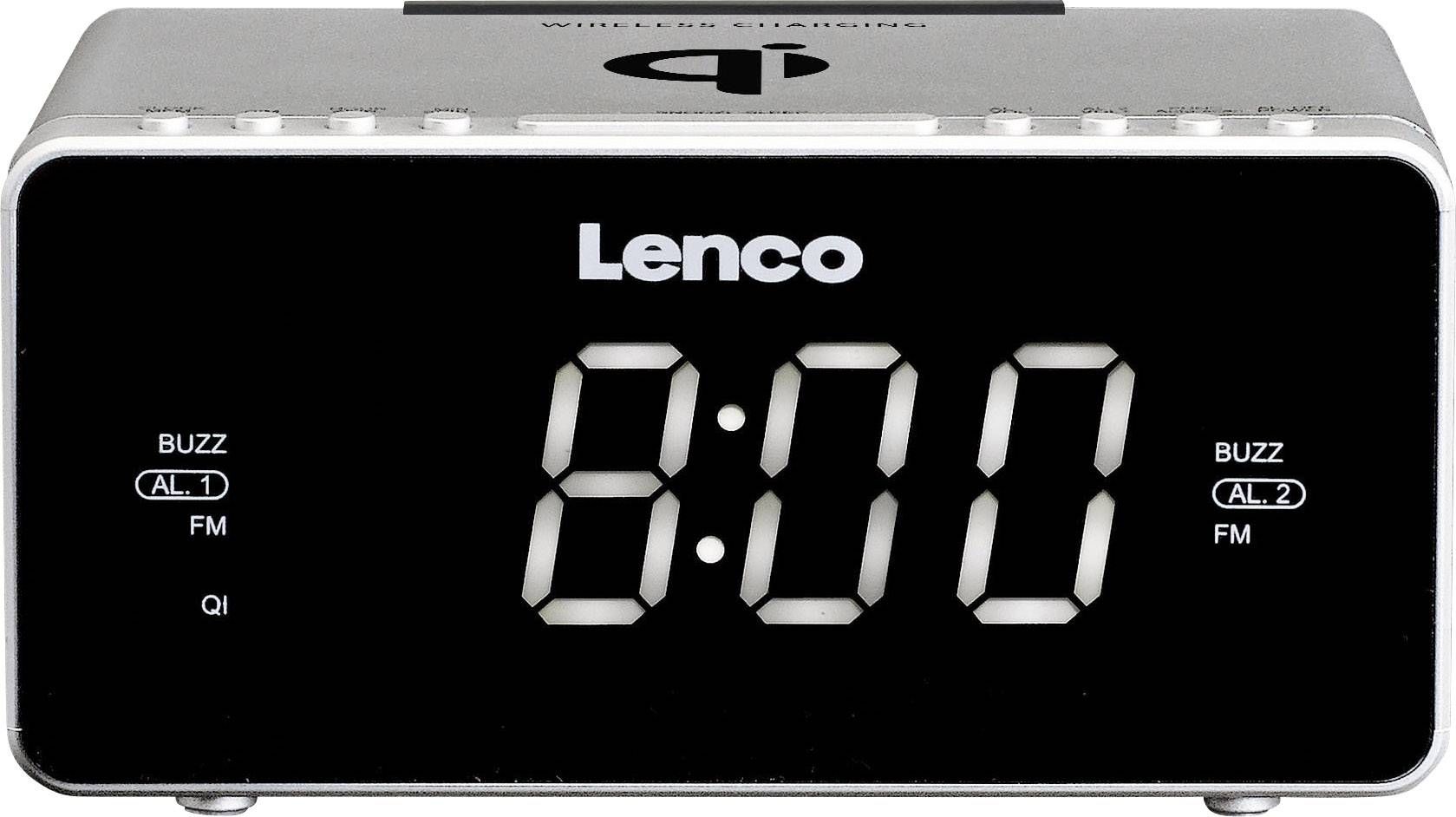 Lenco CR-550 silver radio, radiopulksteņi